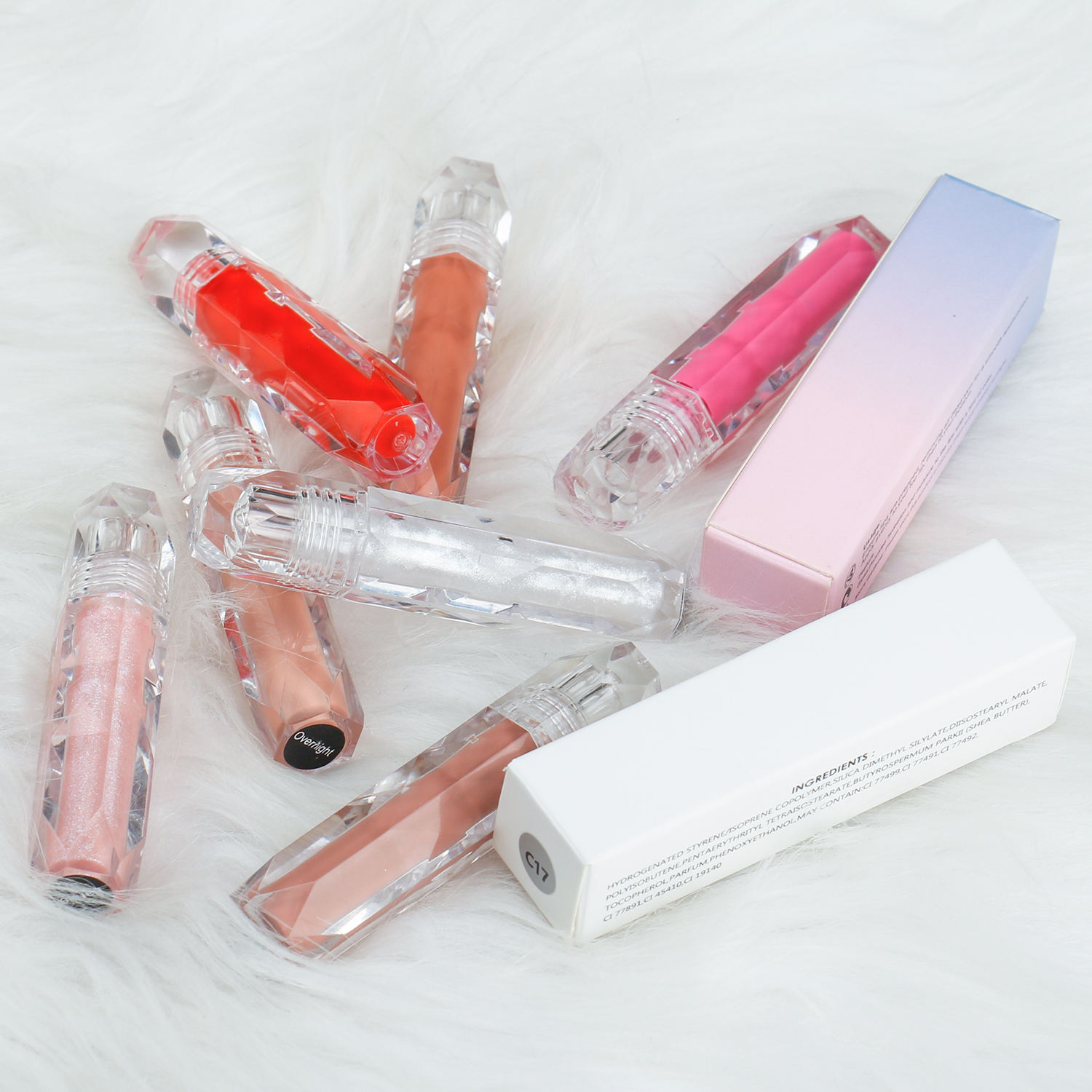 Private Label Shiny Plumping Lip Gloss Moisturizing Lip Glaze Custom Logo