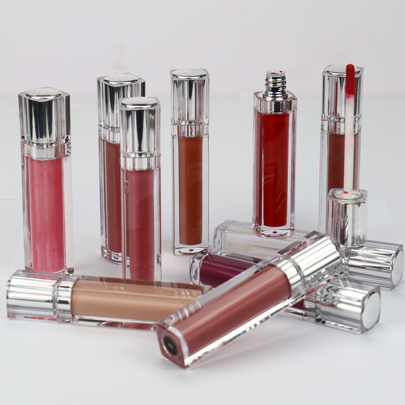21 Color Vegan Shiny Glossy Moisturizing Nude Pink Liquid High Pigmented Lipgloss Lip Cream Low MOQ Lip Gloss with Private Label