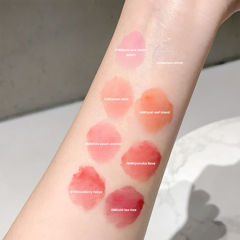 GegeBear High Quality Jam Mini Solid Lipgloss Moisturizing Water Light Tender and Colorful Hyaluronic Lip Gloss
