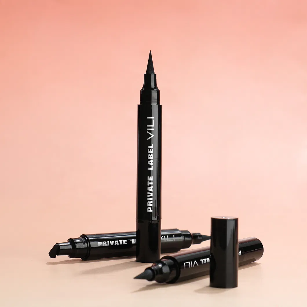 OEM Private Label Dual-Ended Spongy Triangular Head Eyeliner Waterproof Long Lasting