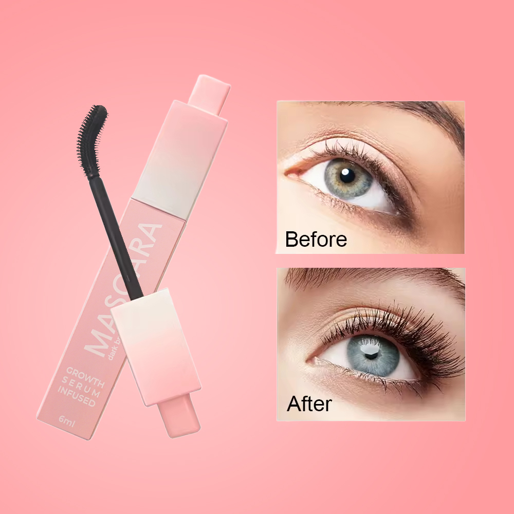 Eyelash Curling Lengthening Maskara Waterproof Eye Lash Sky High Lift Mascara 4D Silk Fiber Adjustable Growth Serum Mascara