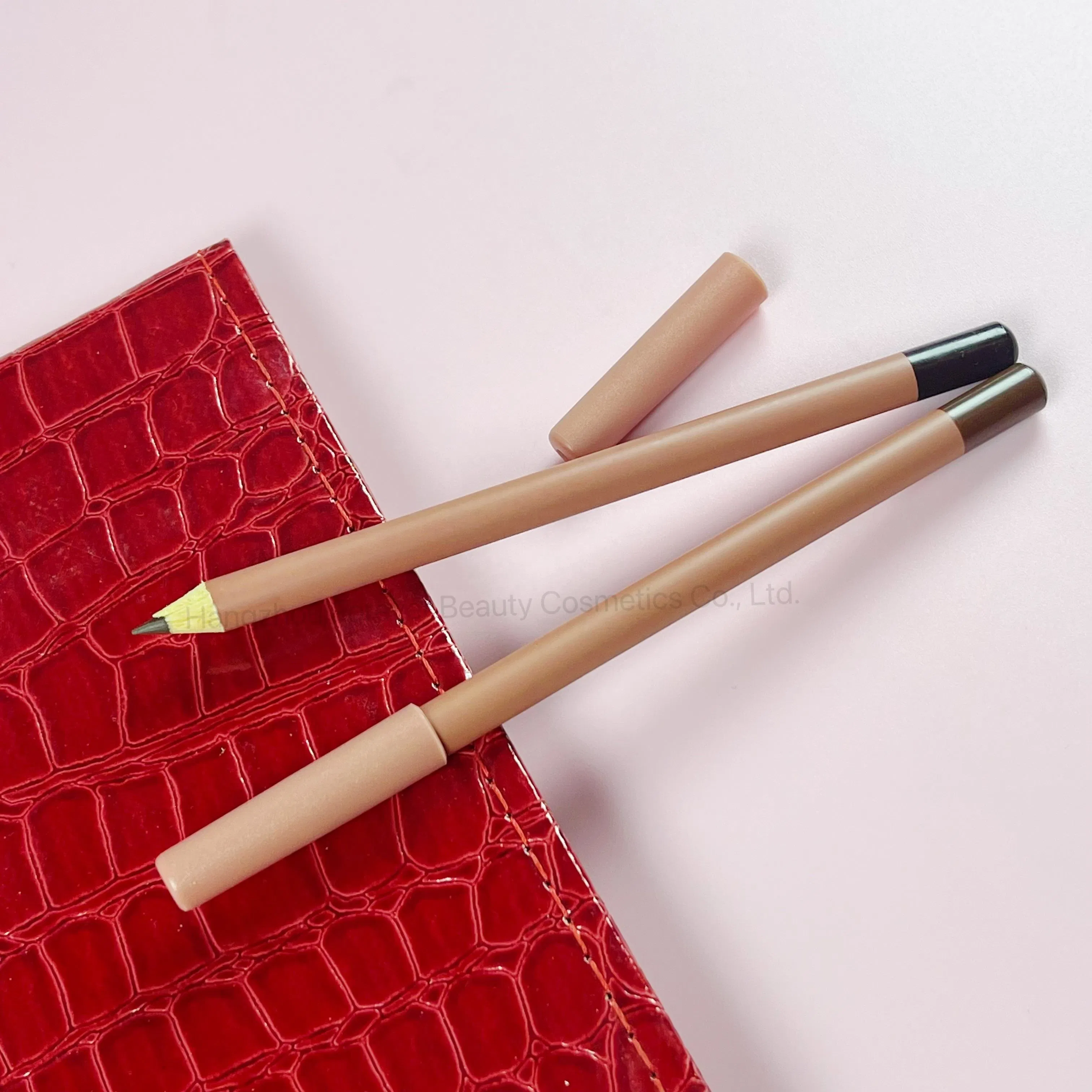 Hot Sale Chocolate Lip Pencil Long-Wearing Brown Shades Vegan Creamy Lip Liner Private Label