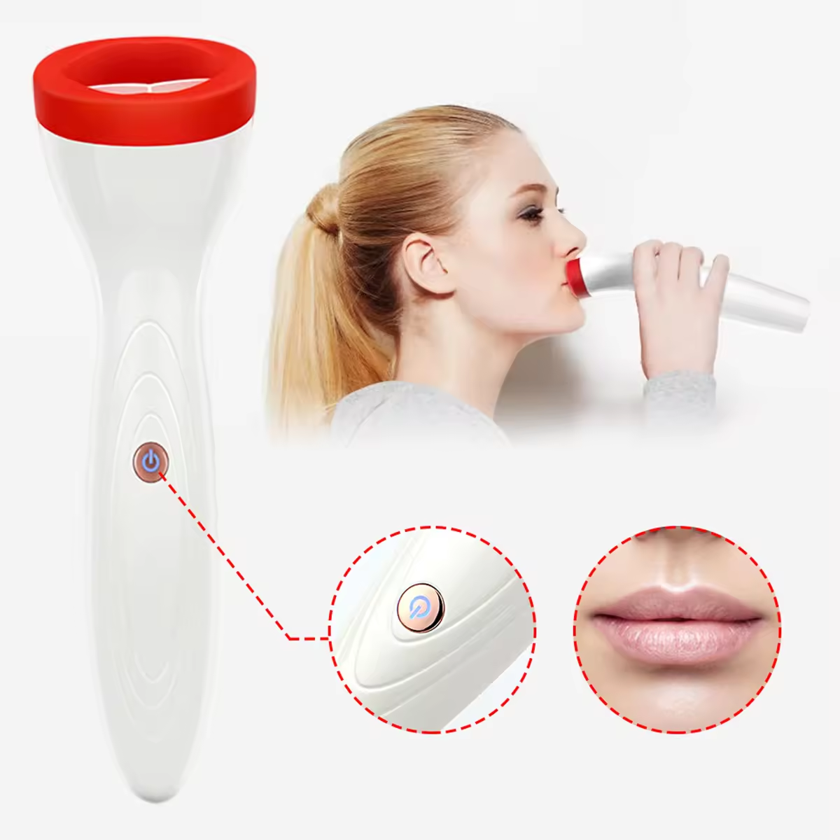 2024 New Trending Portable USB Rechargeable Electric Lip Plumper Device Skin Care Tools Lip Plumping Equipment