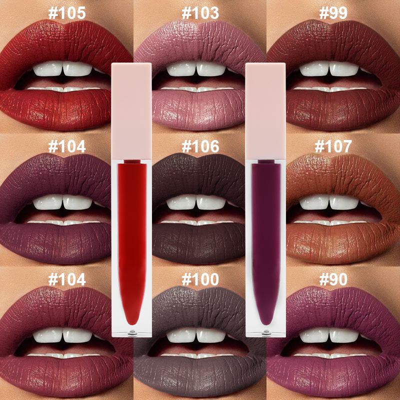High Quality Lip Stick Vegan Waterproof Nude Lipstick Matte Liquid Lipstick Private Label Long Lasting Cosmetics Lipstick