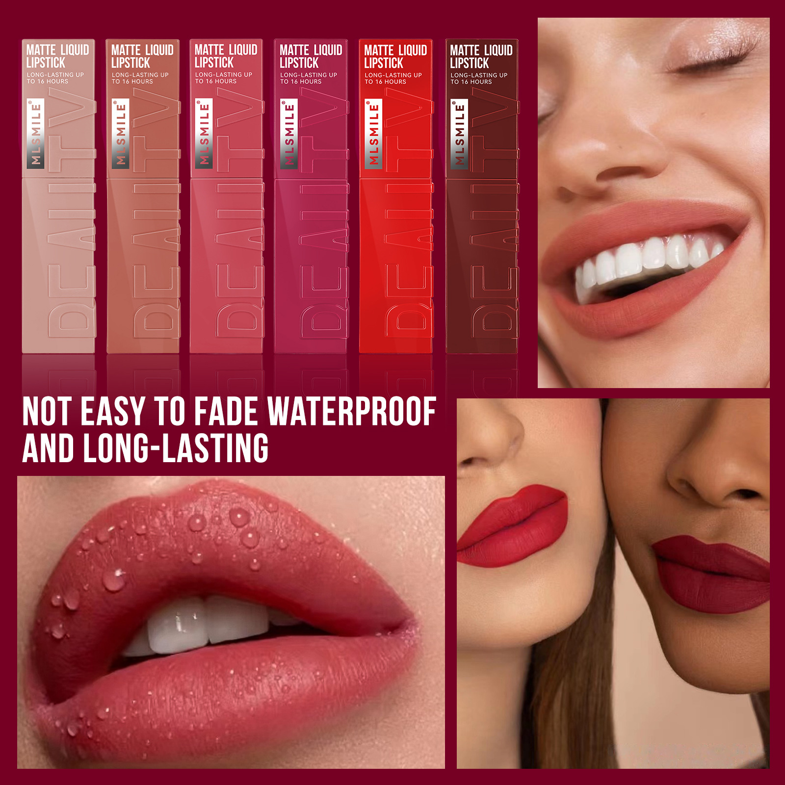 OEM Long-Lasting Non-Fading Lip Tint Mineral-Infused Non-Stick Cup Lip Glaze Matte Liquid Lipstick