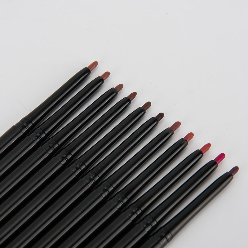 Private Label Cosmetics Vegan Lipliner Highpigment Makeup Cruelty Free Waterproof Long Lasting Retractable Creamy Lip Liner