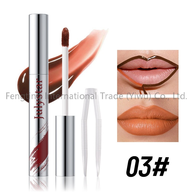 Waterproof Long Lasting Lip Stain High Pigment Vitamin E Hyaluronic Acid Nourishing Matte Peel off Lip Liner