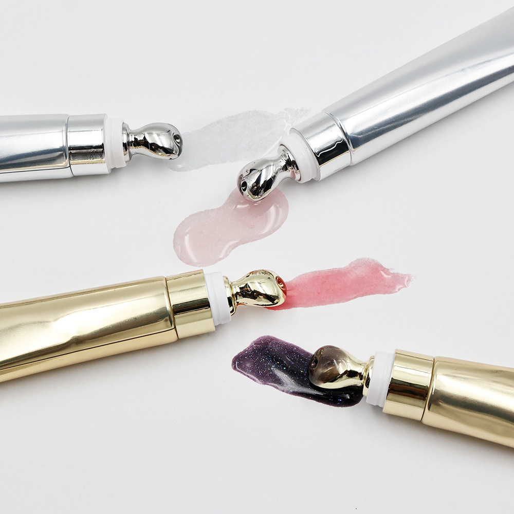 Vitamin E Lip Gloss Long-Lasting Hydrating Moisturizing Lip Enhancer and Plumper Squeeze Tube with Glossy Finish