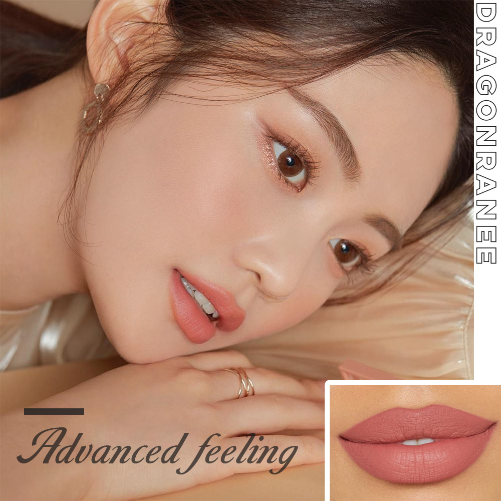 Cute Lipstick Kit 3 Piece High Pigment Moisturizing Smooth Non Smudging Moisturizing Long Lasting Strawberry Matte Lipstick Set