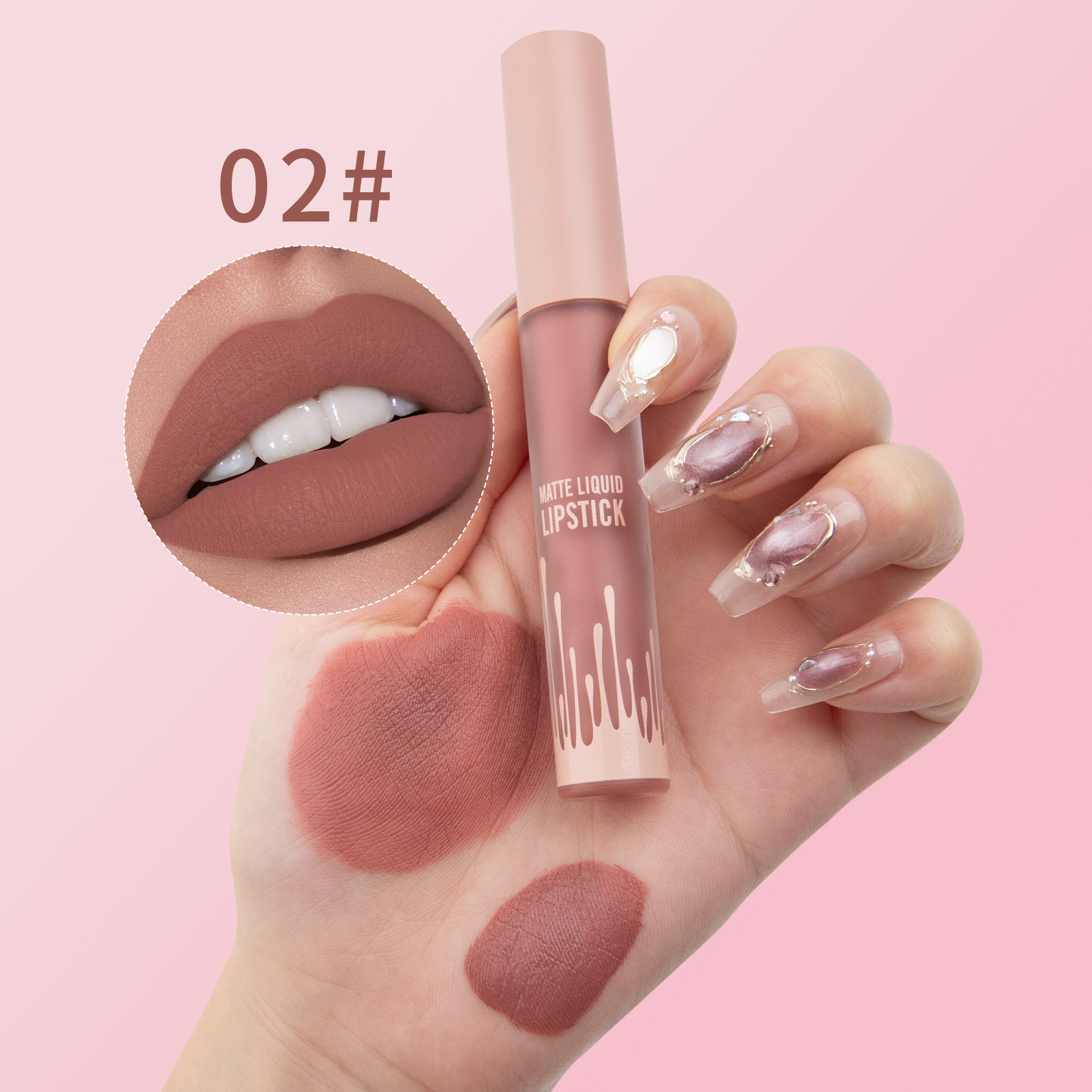 New Liquid Matte Lipstick Long Lasting Pigment Waterproof Lipsticks With 4 Colors