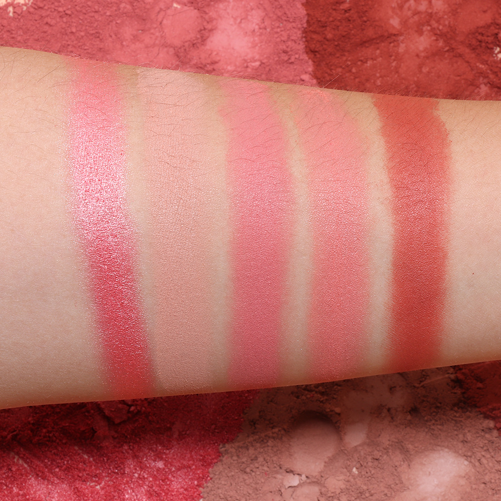 Nine-Color Overshadowed Eyeshadow Palette Pseudo-Plain Pearlescent Matte Integrated Makeup Glitter for Shimmer Powder