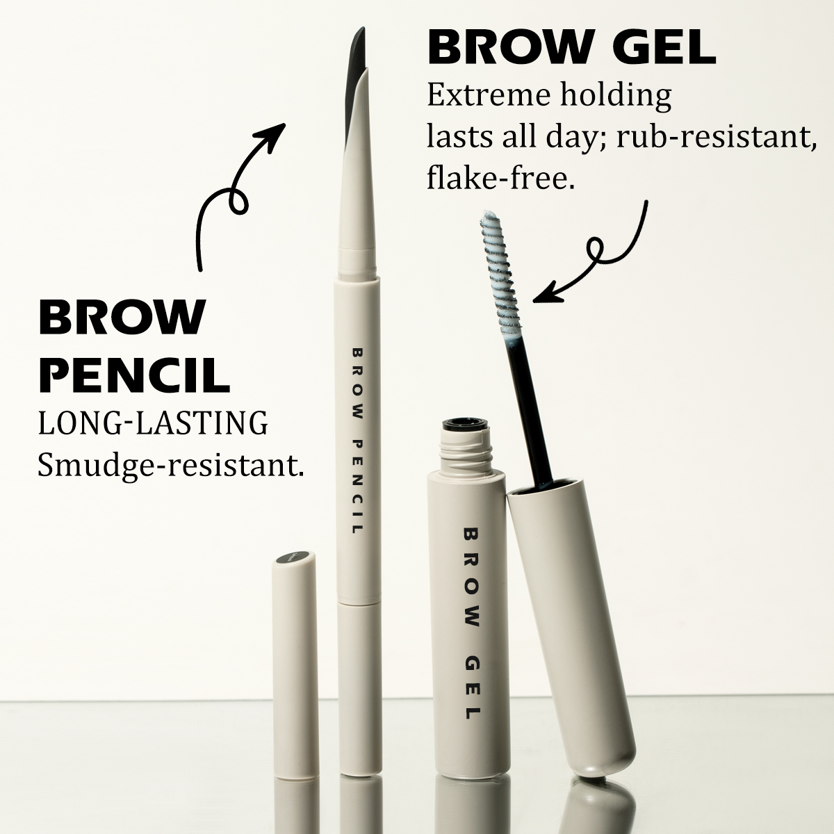 Eyebrow Design Vitamin E Moisturizing Eye Brow Shaping Kit Custom Logo Lasts All Day 3d Eye Brow Pencil and Gel Set in Box