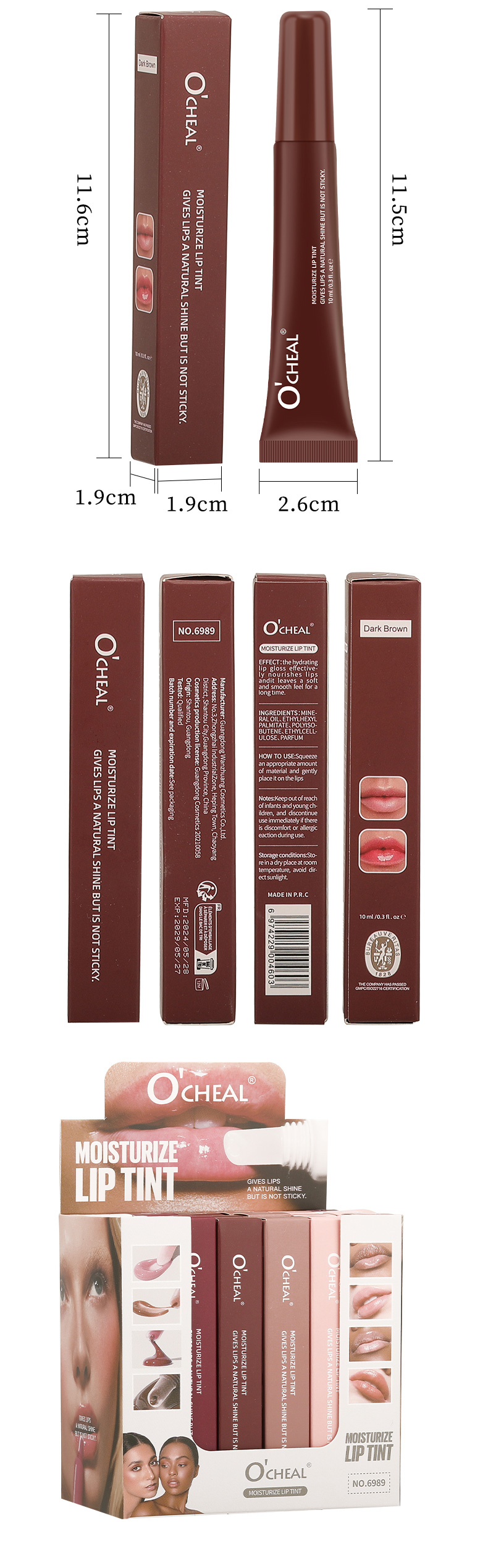 Lip Gloss Display 10