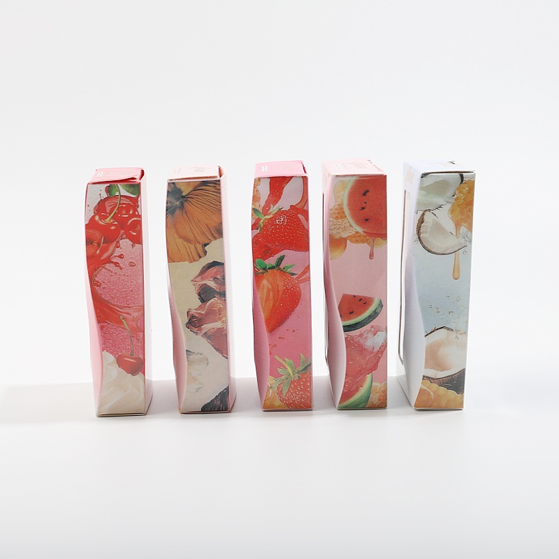 Unique Wave Shape Moist Changing Lip Oil Lip Gloss Waterproof Wavy Grain Your Logo Lip Gloss for Girl