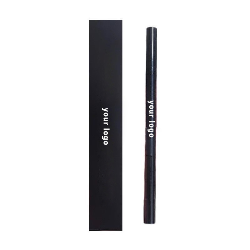 High Quality 2-in-1 Waterproof Microblading Eyebrow Pencil Medium Brown Vegan Double-Headed Private Label Made Mineral