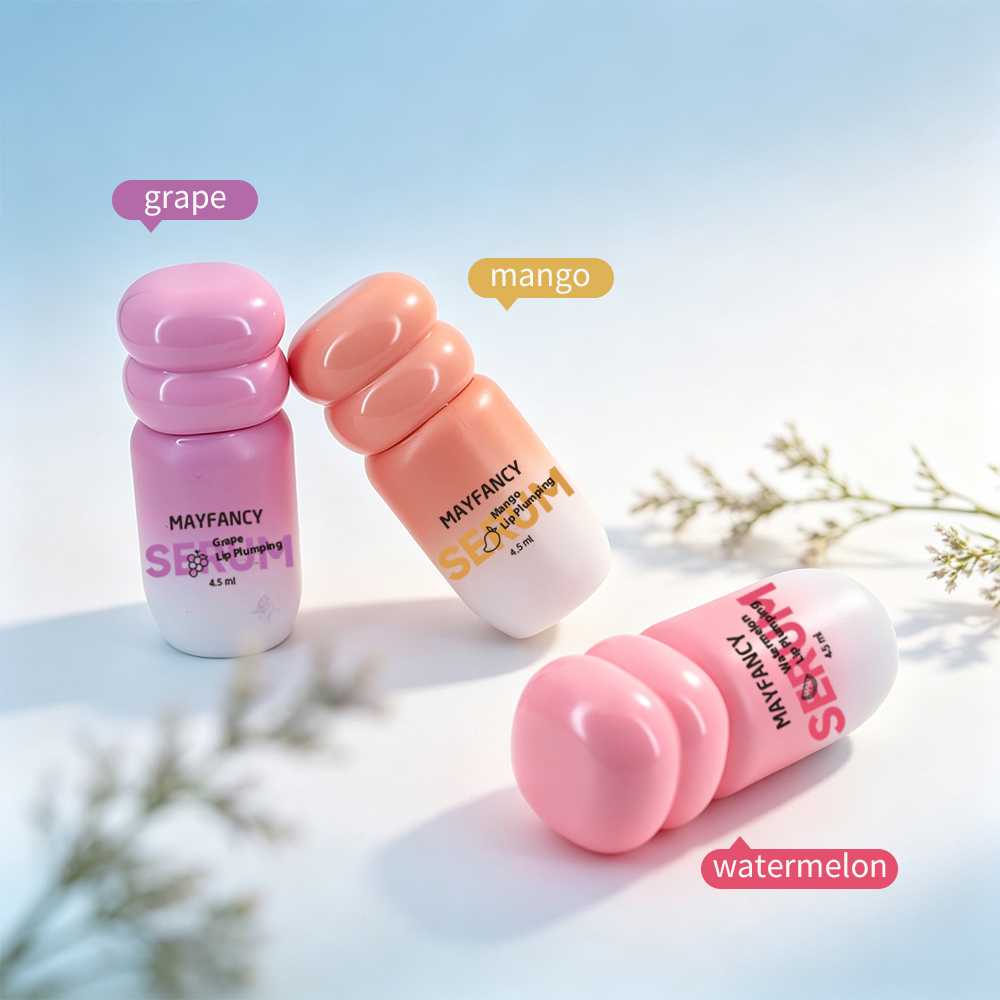 OEM ODM Watermelon Lip Plumper Gloss Moisturizing Elastic Plump Lip Care Oil 4.5ml