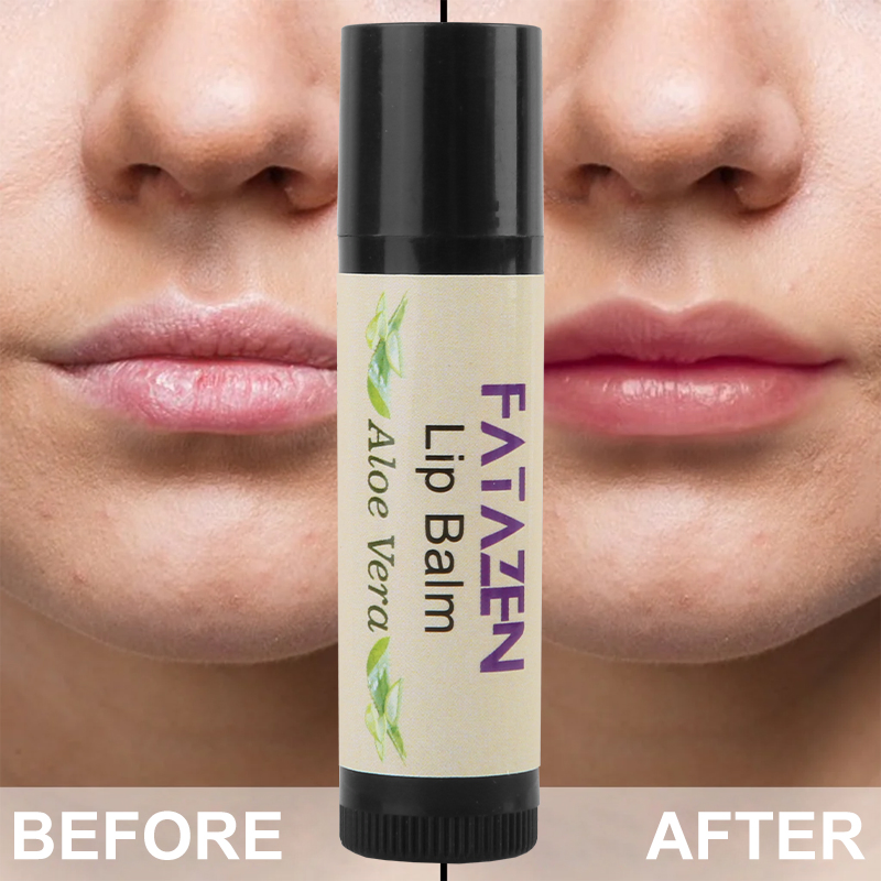 Exfoliating Moisturizing Lightening Skin Improve Lip Dullness Hydrating Aloe Vera Lip Balm