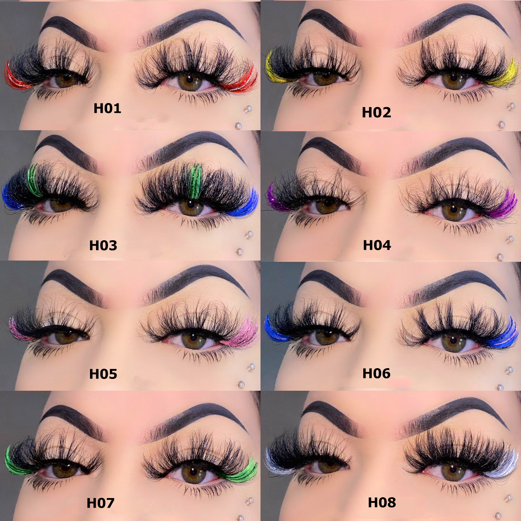 Colored Lashes