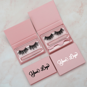 Best Quality Selling Custom Packaging Korea 3D Hair Strip False Hard Magnetic Eyelashes Without Glue
