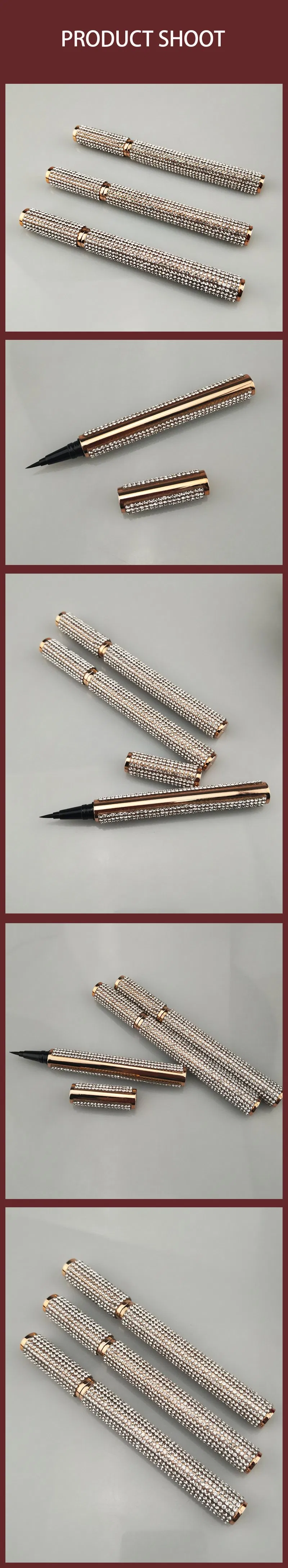 OEM Diamond Color Steel Ball Diamond Shiny Eyeliner Waterproof Eye Makeup
