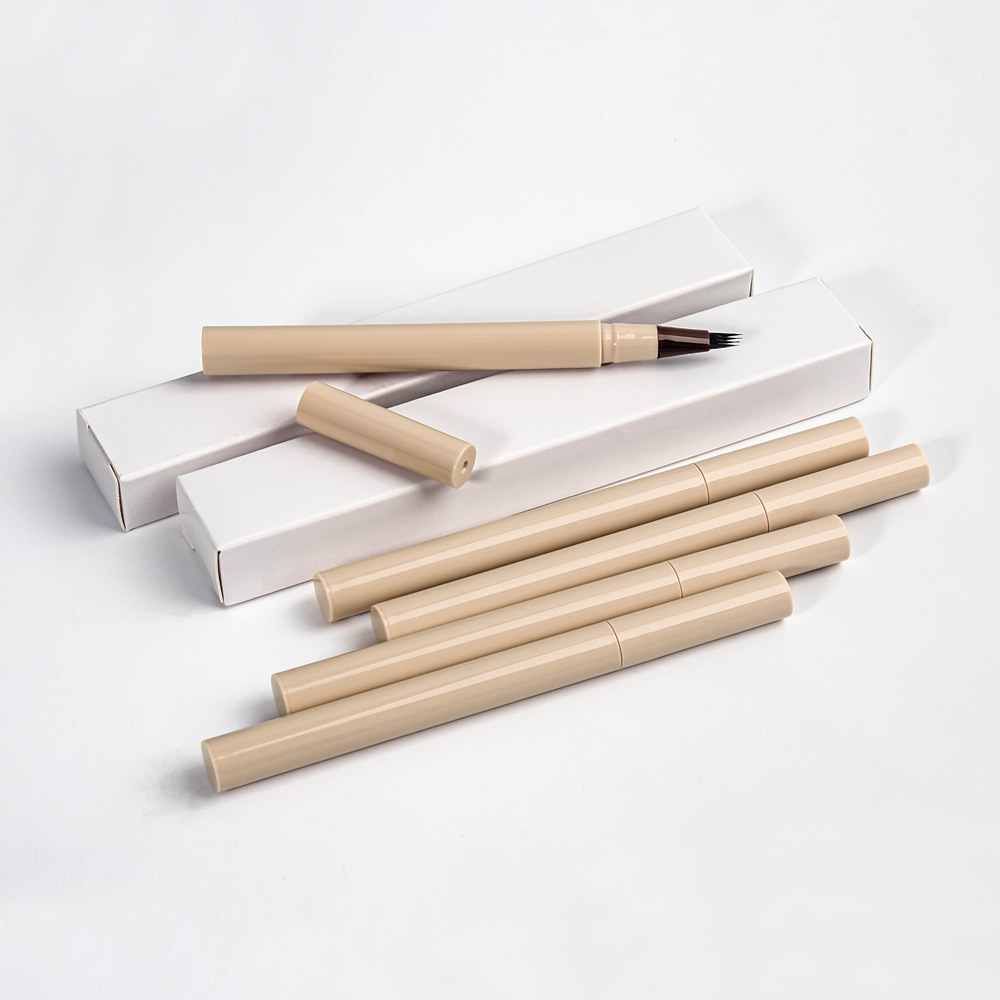 Vegan Double Head Microblading Eyebrow Pencil 4 Fork Tip Tattoo Pencil Cruelty Free Private Label Waterproof Gel Eyebrow Tint