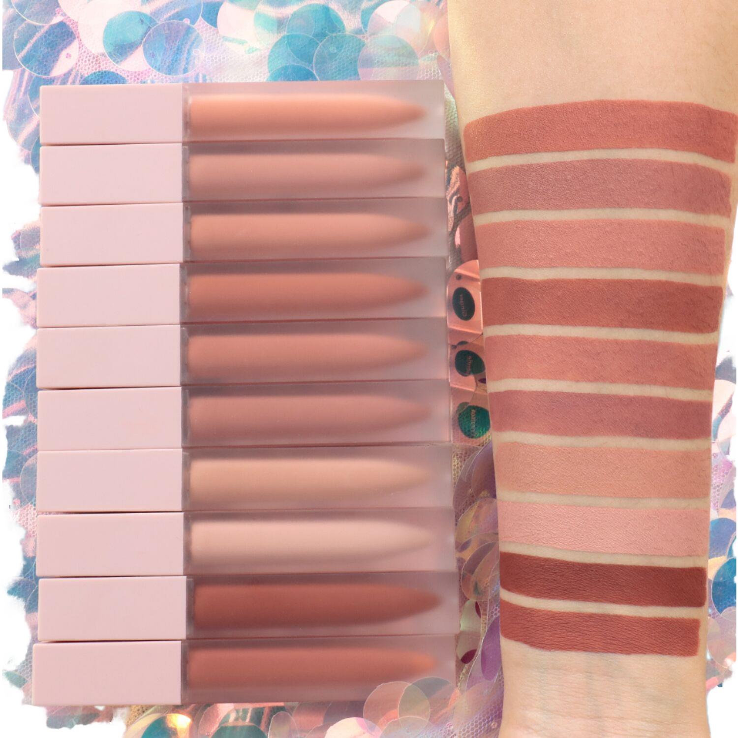 High Quality Lip Stick Vegan Waterproof Nude Lipstick Matte Liquid Lipstick Private Label Long Lasting Cosmetics Lipstick