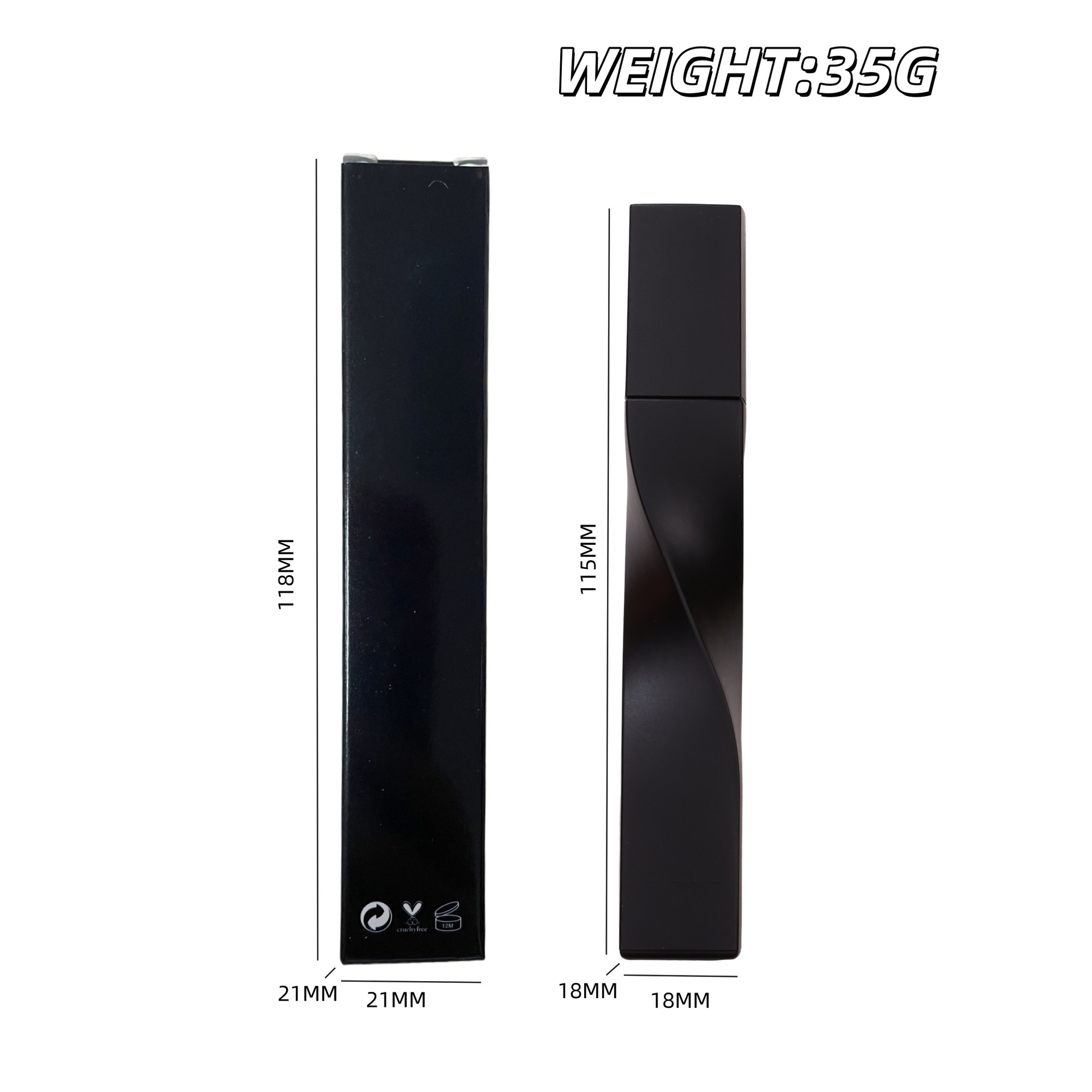 Cross-Border New Product Smudge-Proof 4D Silicone Brush Head, Volumizing, Curling Lengthening Mascara, Makeup Wholesale, No Logo
