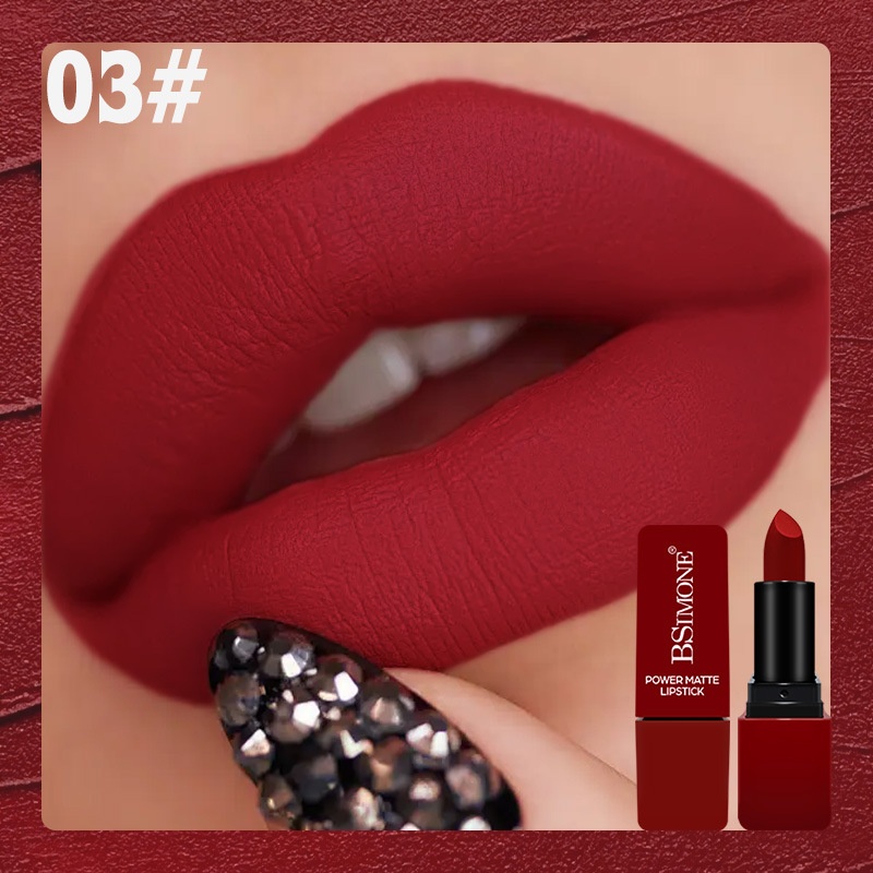 Cross-border Non-transferable Non-fading Silky Velvet Matte Lipstick Non-stick Cup High Color Rendering Long-lasting Beauty