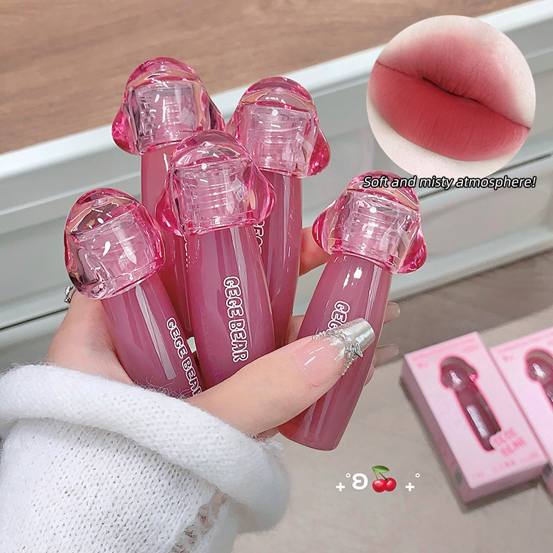 Gegebear Ice Gloss LVRES Cream Velvet Mist Lip Mud Matte Smooth Smooth and Brightening Lip Gloss OEM/ODM Available