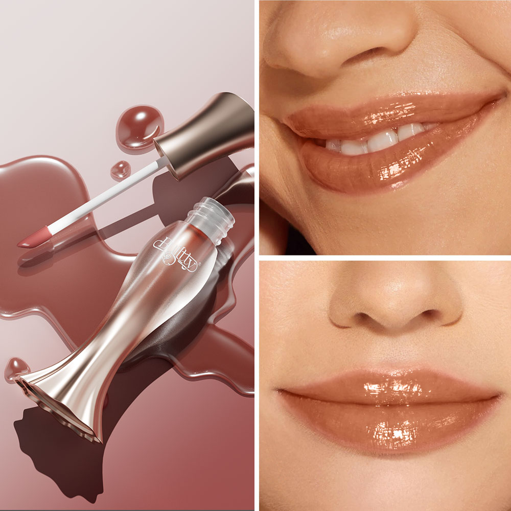 New 2024 Nude Natural Color Lip Gloss Plumper Your Logo Private Label Vegan Lip-plumper