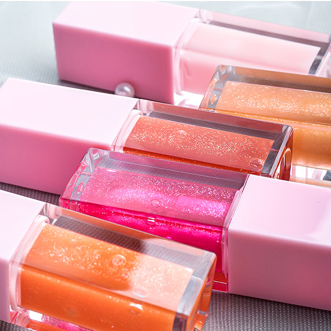 Wholesale Long Lasting Vegan Moisturizing Flavoring Lips Gloss Natural Nourish Hydrating Fruit Tinted Plumping Lip Oil