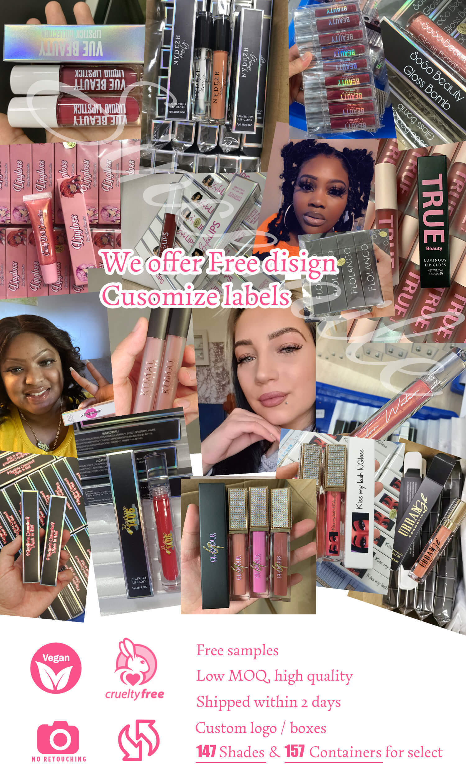 Custom Lip Gloss Display