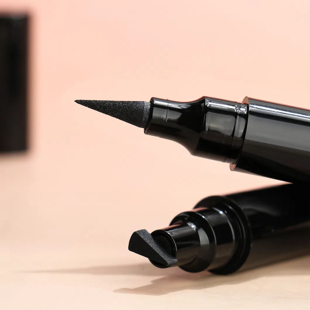 OEM Private Label Dual-Ended Spongy Triangular Head Eyeliner Waterproof Long Lasting