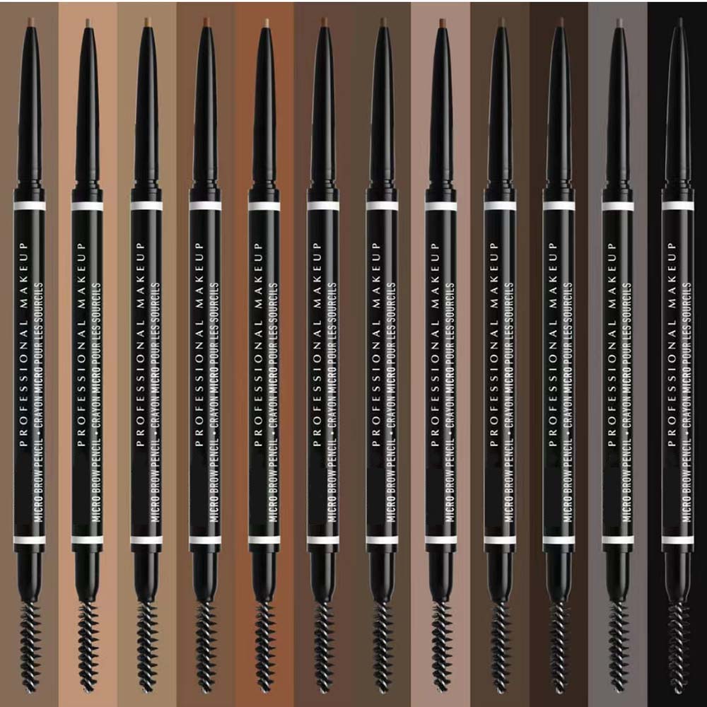 Private Label Bark Brown Waterproof Double Head Eyebrow Pencil