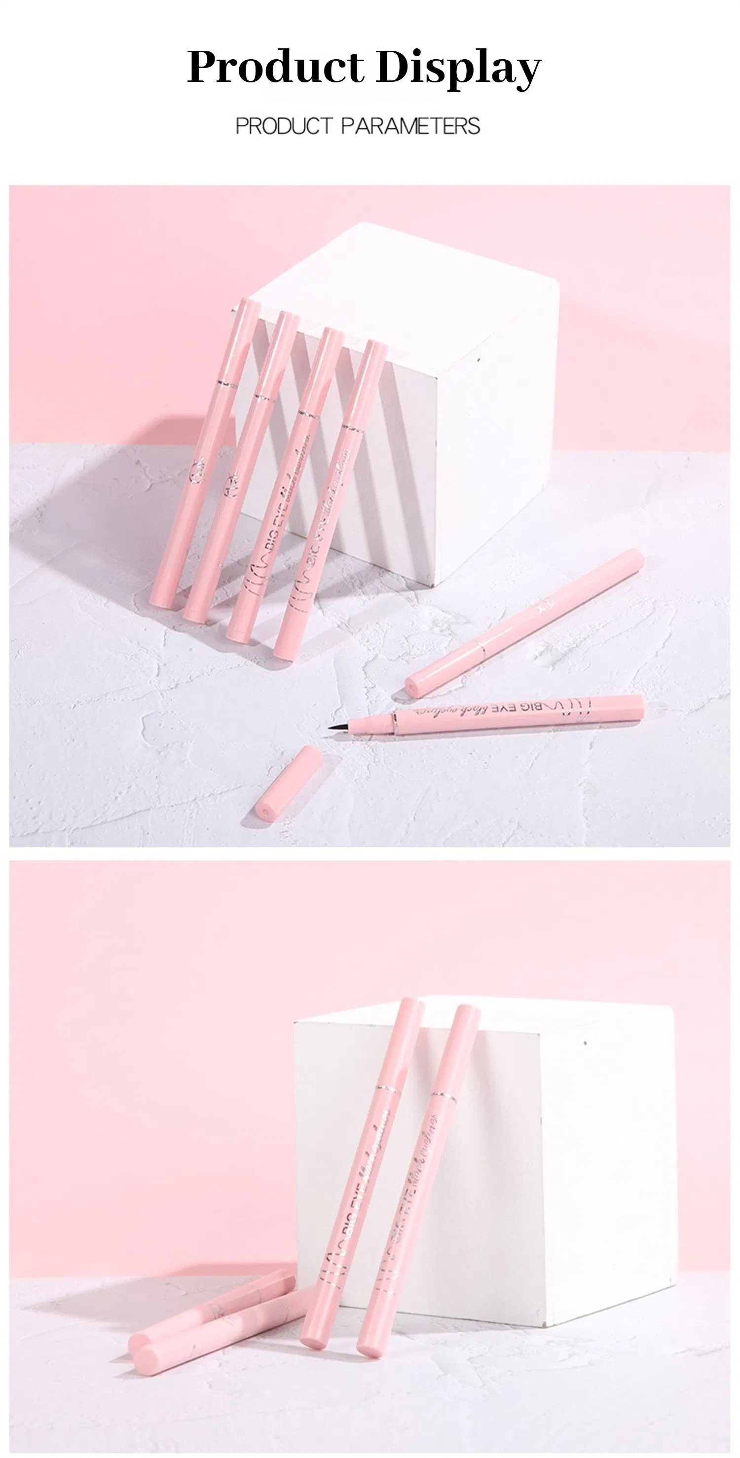 High Pigment Quick Drying Film Forming Chinese Makeup Eyeliner Pen Eyeliner