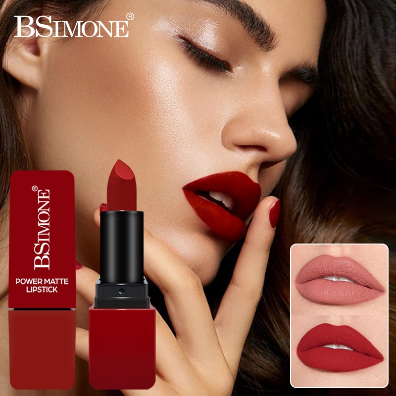 Cross-border Non-transferable Non-fading Silky Velvet Matte Lipstick Non-stick Cup High Color Rendering Long-lasting Beauty