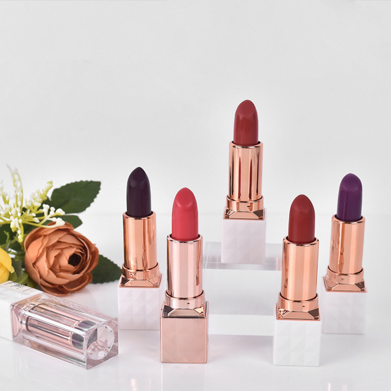 Customized Pessing Without logo Foreign Trade Polishing Matte Lipstick OEM Cross-border European and American Makeup