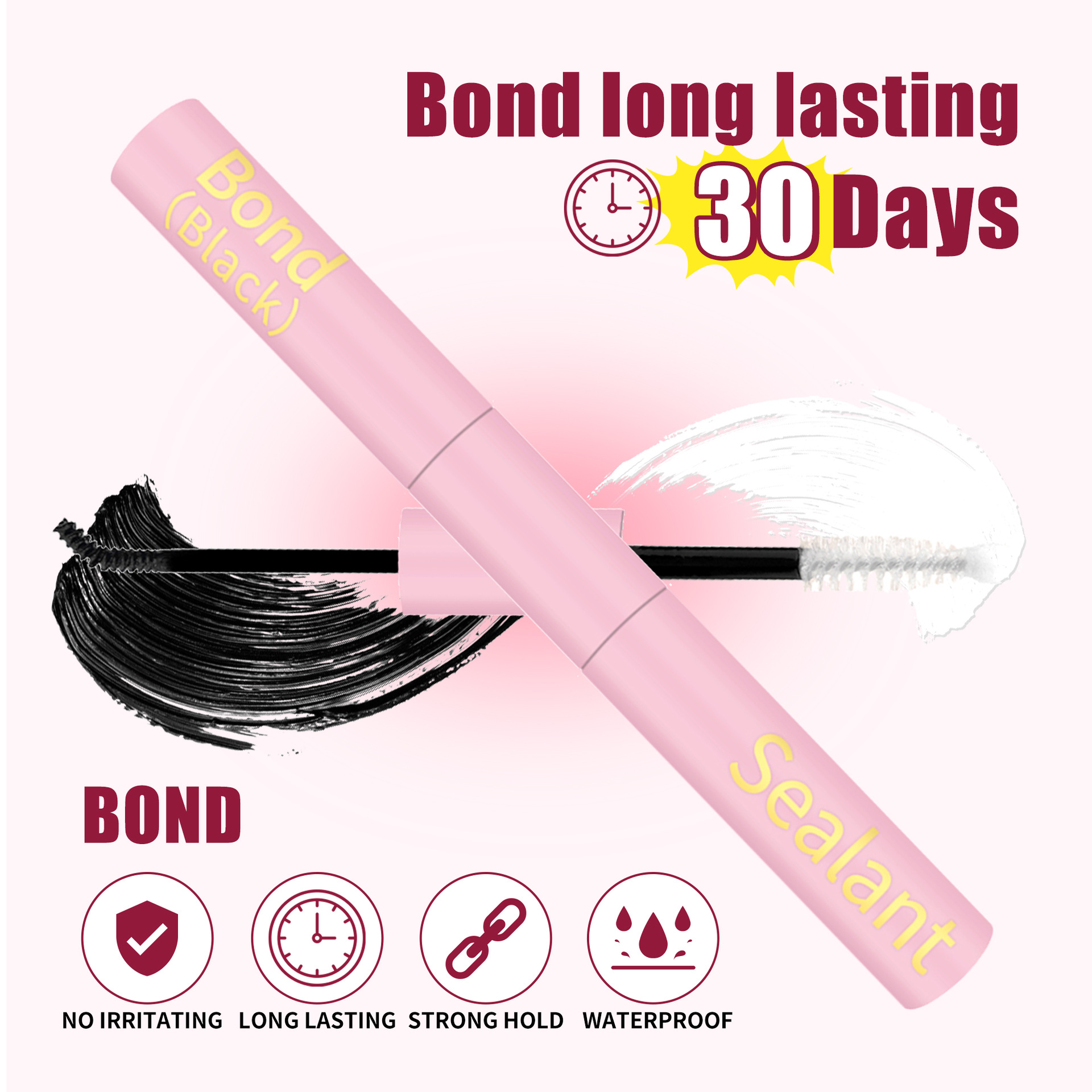 Hot-Selling DIY Eyelash Extension Kits 32 Rows Hot-Melt Hair Thick 30D 40D Single Cluster False Eyelashes Eyelashes