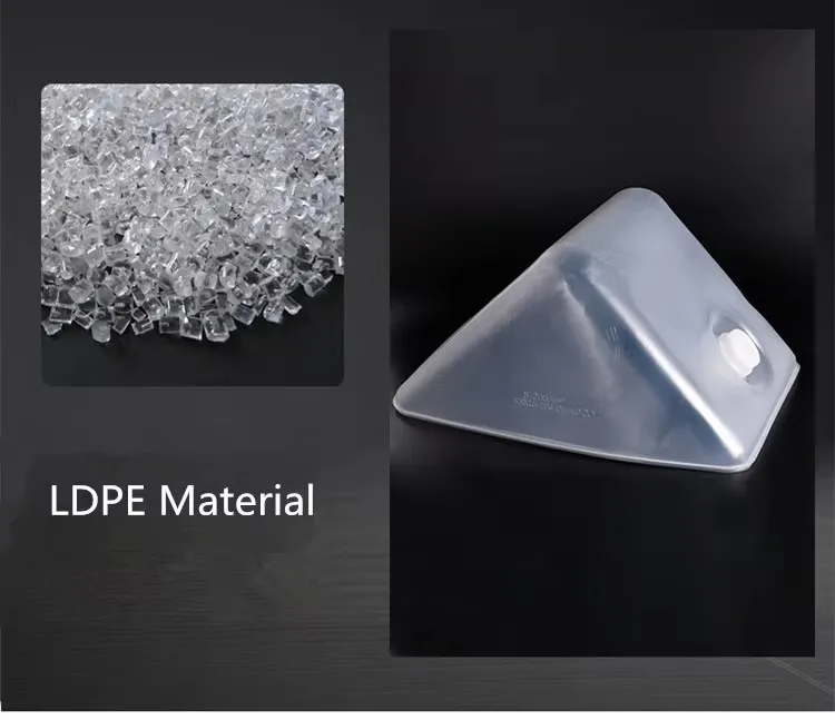 كيوبيتاينر 10-20L عبر الحدود LDPE درجة الغذاء طي دلو تخزين المياه مربع بلاستيك ناعم حقيبة مياه صنبور براميل