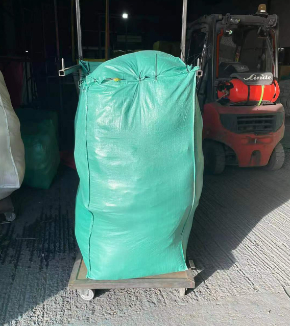 أكياس بولي بروبيلين 76X76X137 مع غطاء ودون شقوق أكياس منسوجة من البولي بروبيلين بدون حزام أكياس منسوجة من البولي بروبيلين