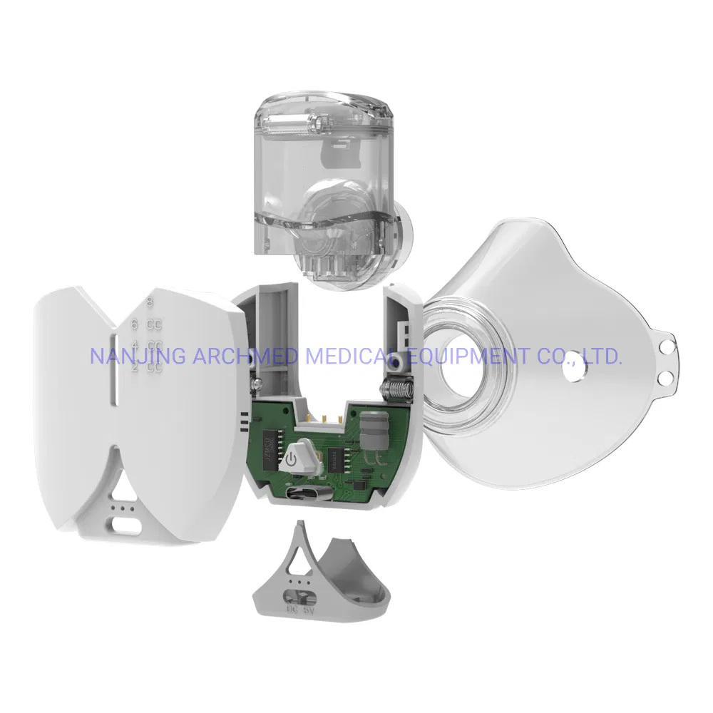 Equipamento Médico Atomizador Uso Doméstico Mini Nebulizador Ultrassônico Mão Livre Portátil Malha Baixo Ruído Preço do Nebulizador