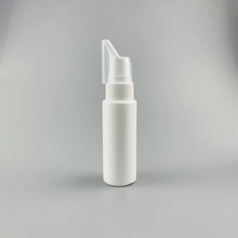 30ml 50ml 70ml Frasco de Spray Nasal com Bomba Manual Vazio de Plástico Redondo e Durável para Solução Salina Normal