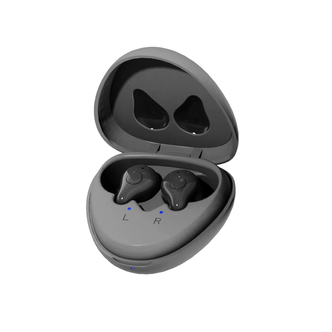 Venda por atacado de aparelhos auditivos Bluetooth intra-auriculares recarregáveis amplificadores digitais de som para adultos e idosos com perda auditiva um par de fones de ouvido Earsmate E16 Preço barato