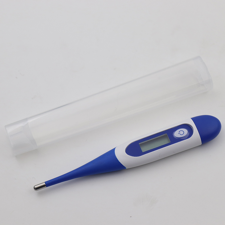 Fabricante da China Atacado Preço Barato Termômetro Digital Clínico Portátil para Axila, Retal e Oral Eletrônico com Ponta Flexível e Macia com CE FDA