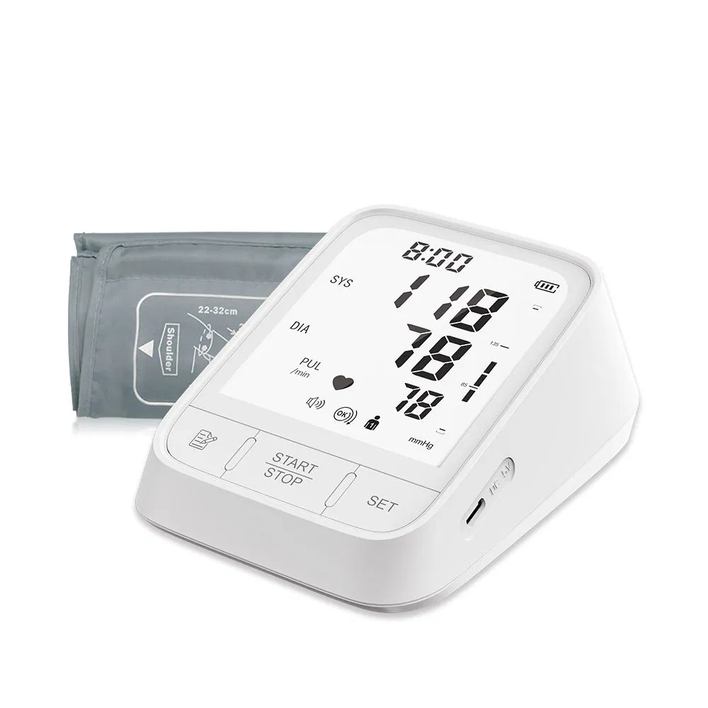Monitor de Pressão Arterial Digital OEM Elétrico para Uso Doméstico Esfigmomanômetro Médico