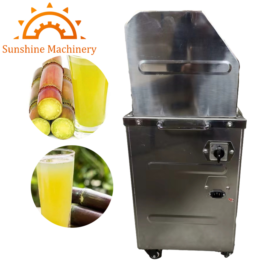 Extrator de Suco de Cana-de-Açúcar Elétrico de Frutas de Cana