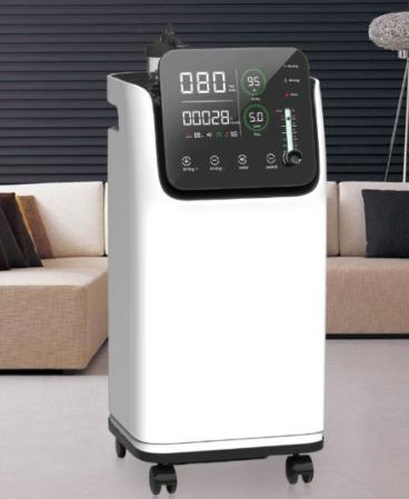 5L Equipamento Médico Nebulizador Homecare Concentrador de Oxigênio Portátil de Dupla Fluxo
