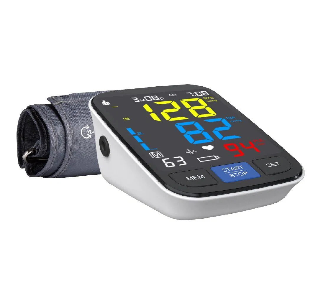 Monitor de Pressão Arterial Digital de Braço Superior com Display LCD