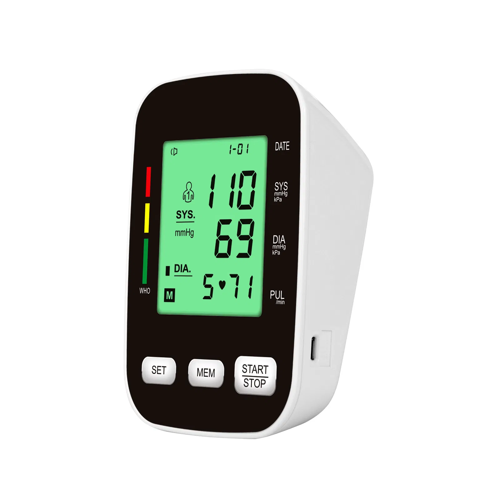 Monitor de Pressão Arterial Médico OEM Rak288 Esfigmomanômetro Digital