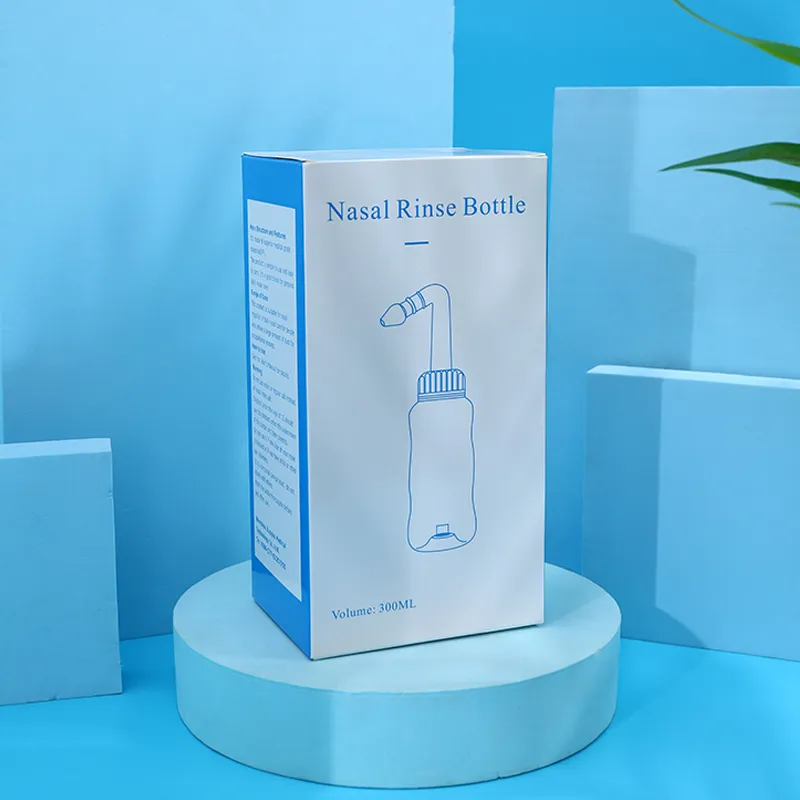 Bule de lavagem nasal automático para adultos e bebês com solução salina para limpeza de rinite